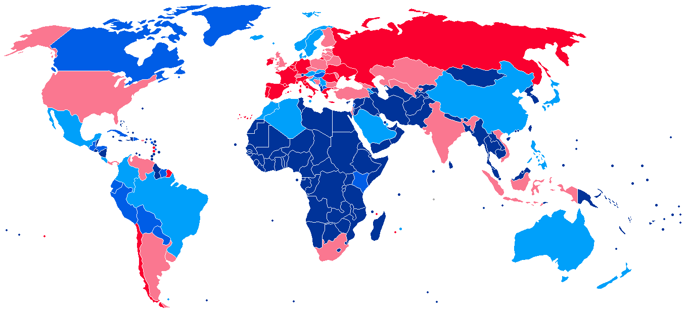 EURAO ww map